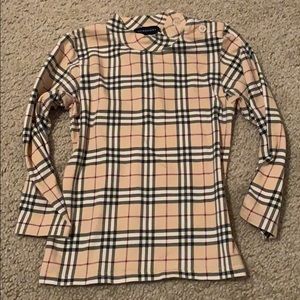 Burberry long sleeve top. Size 2